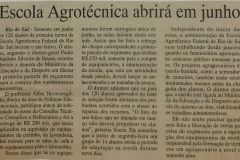 Jornal A Notícia de 06 de maio de 1995.
