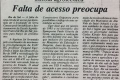 Jornal A Notícia de 23 de abril de 1994.
