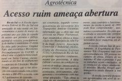 Jornal A Notícia de 15 de agosto de 1994.