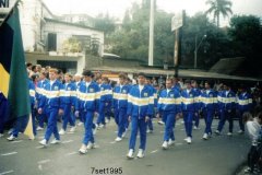 Desfile cívico 1995.