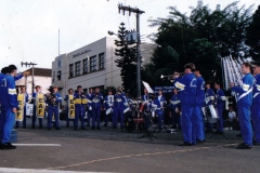 Apresentação da Banda Marcial 1997.